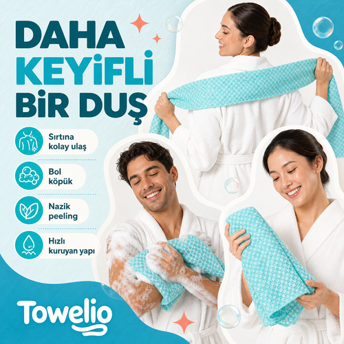 Towelio duş lifi ile kişisel bakım deneyimi